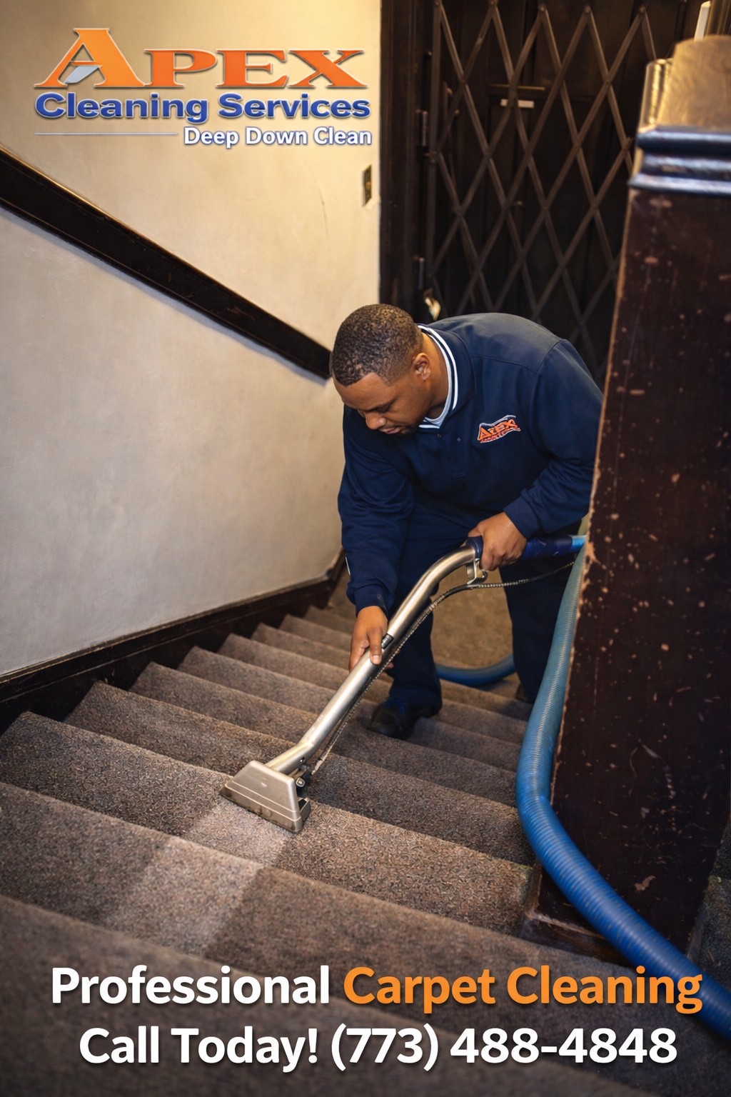 Apex residential cleaning service in action